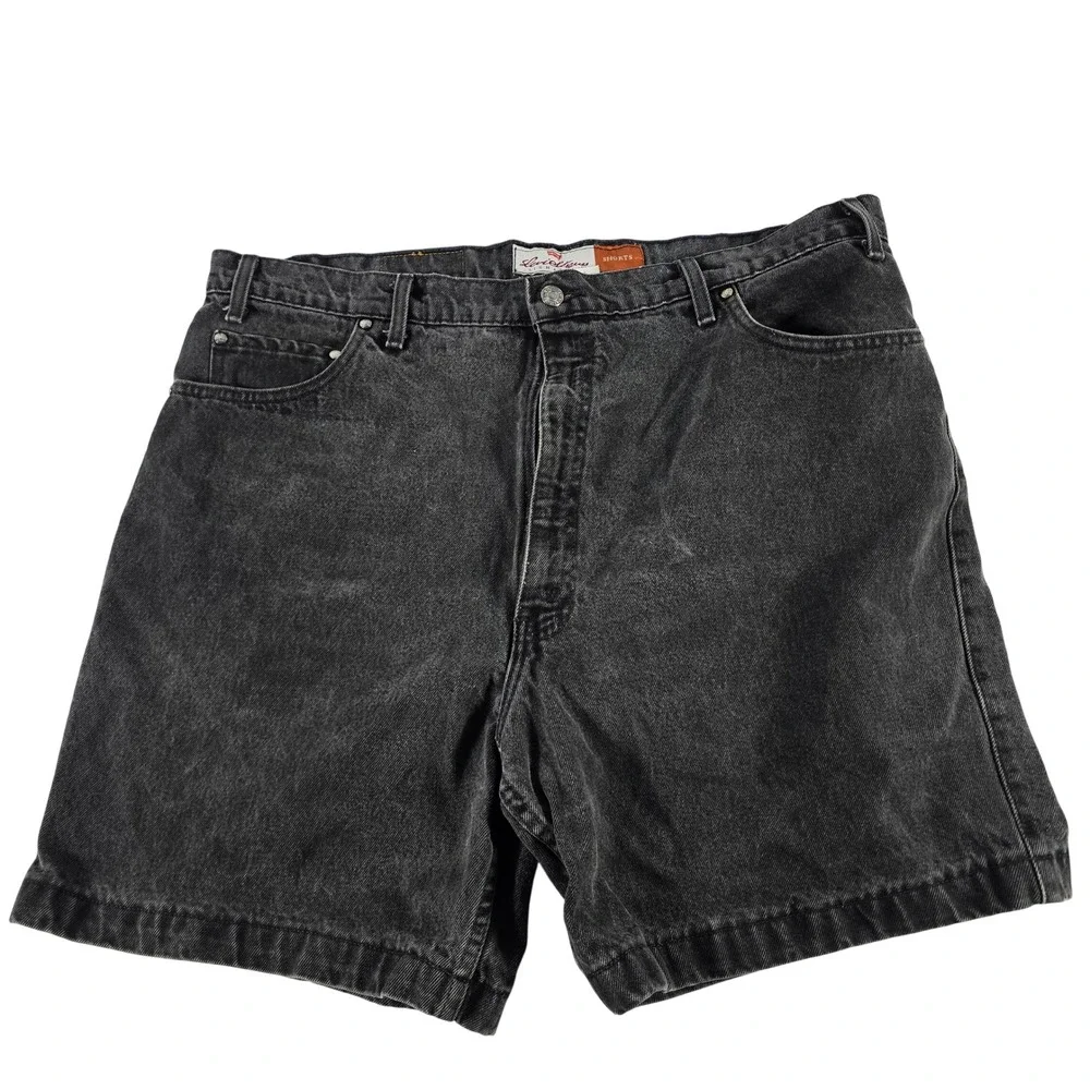 Levi orange tab 540 Relaxed Black Denim Shorts Mens 42 Made in USA orange